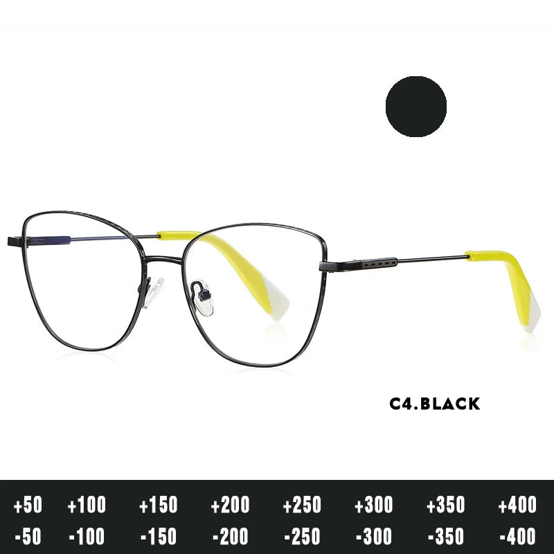 O-Q CLUB Myopia Prescription Glasses Hyperopia Reading Glasses Women Anti Blue Light Computer Glasses Optical Eyeglasses Frame