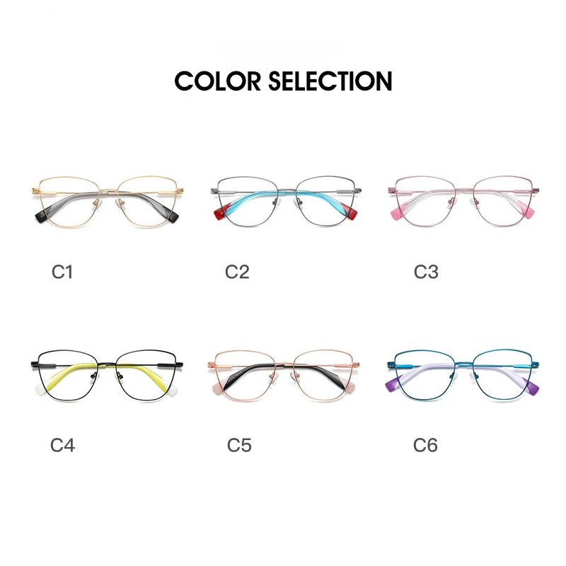 O-Q CLUB Myopia Prescription Glasses Hyperopia Reading Glasses Women Anti Blue Light Computer Glasses Optical Eyeglasses Frame