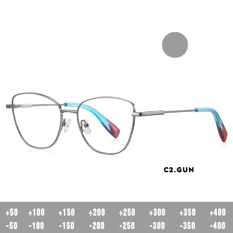 O-Q CLUB Myopia Prescription Glasses Hyperopia Reading Glasses Women Anti Blue Light Computer Glasses Optical Eyeglasses Frame