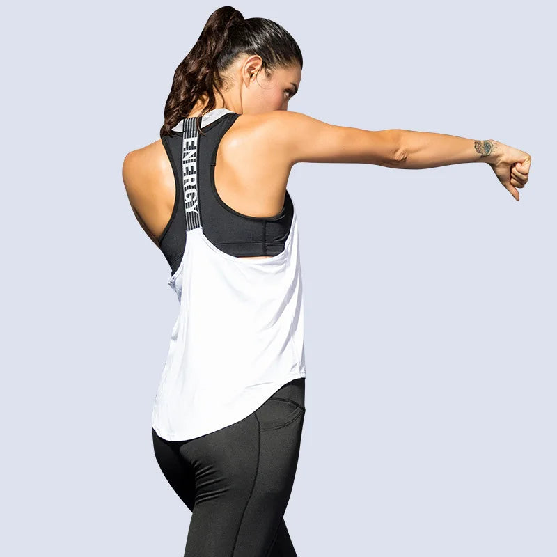 2025 Gym Tops Women's Sports Top Letter Backless Shirts Sleeveless Yoga Tops Fitness Running Quick Dry Tank Crop Top