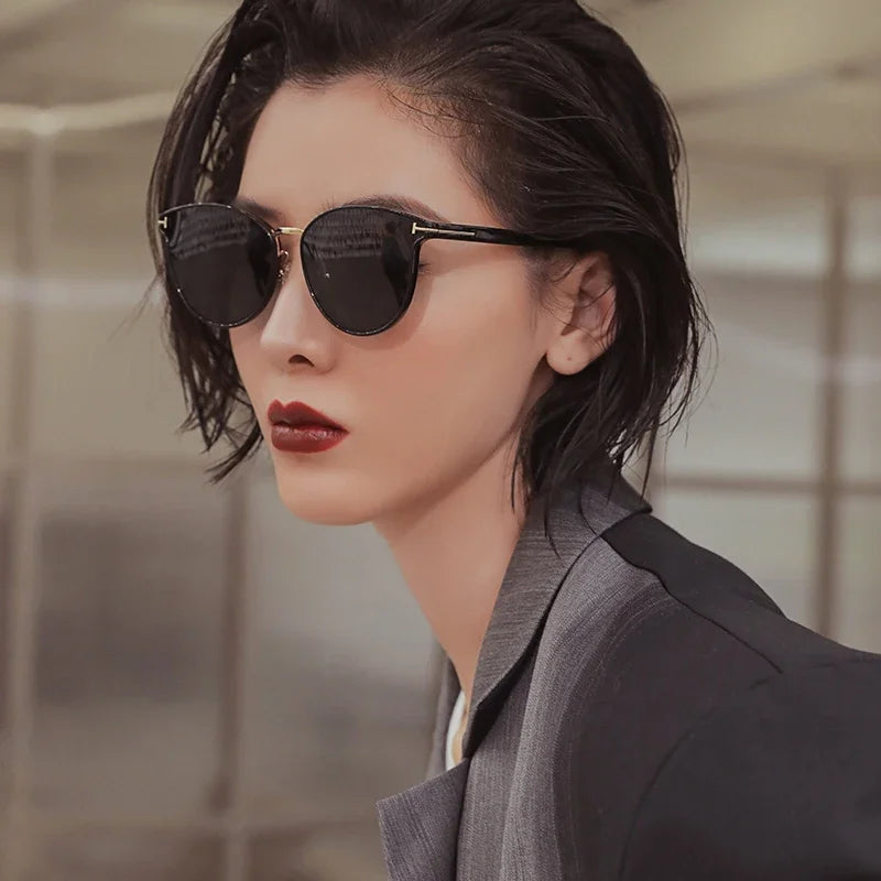 2025 GCV Polarized Lady Sunglasses Cat Eye Fashion  Sun Glasses Luxury Woman Female Brand  Ultralight Frame Tourism Party  Leisu