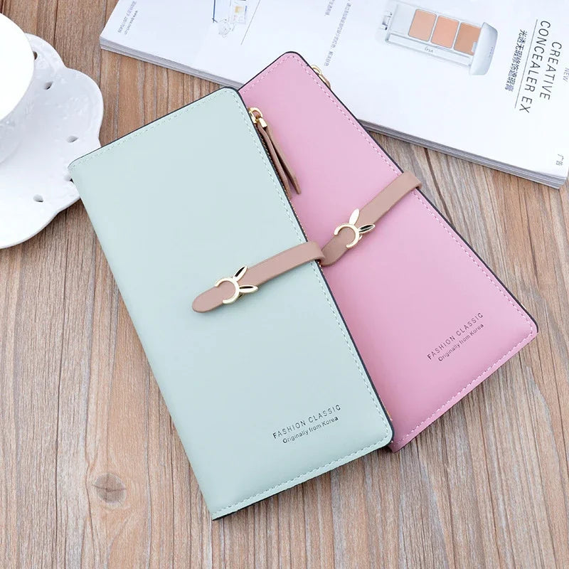 New Arrival Luxury Long Wallet Purses for Women Trend Slim Wallets Female Clutch Bag Birthday's Gift Ladies Credit Card Holder