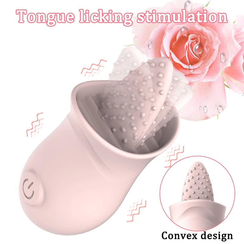 Clitoris Tongue Licking Vibrator For Women Oral G Spot Nipple Stimulation Pussy Female Masturbator Vibrators Sex Toys For Adult
