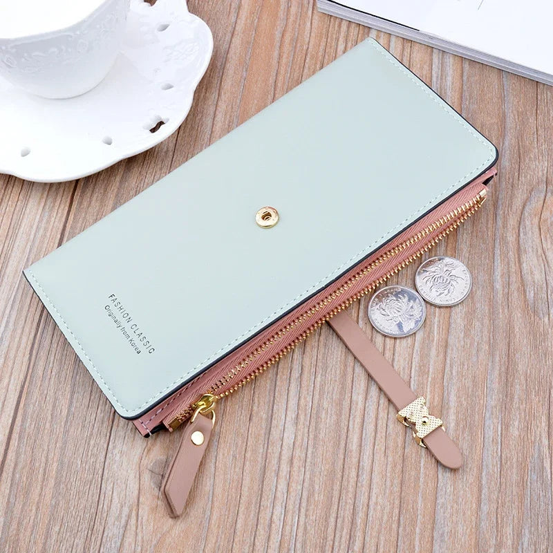 New Arrival Luxury Long Wallet Purses for Women Trend Slim Wallets Female Clutch Bag Birthday's Gift Ladies Credit Card Holder