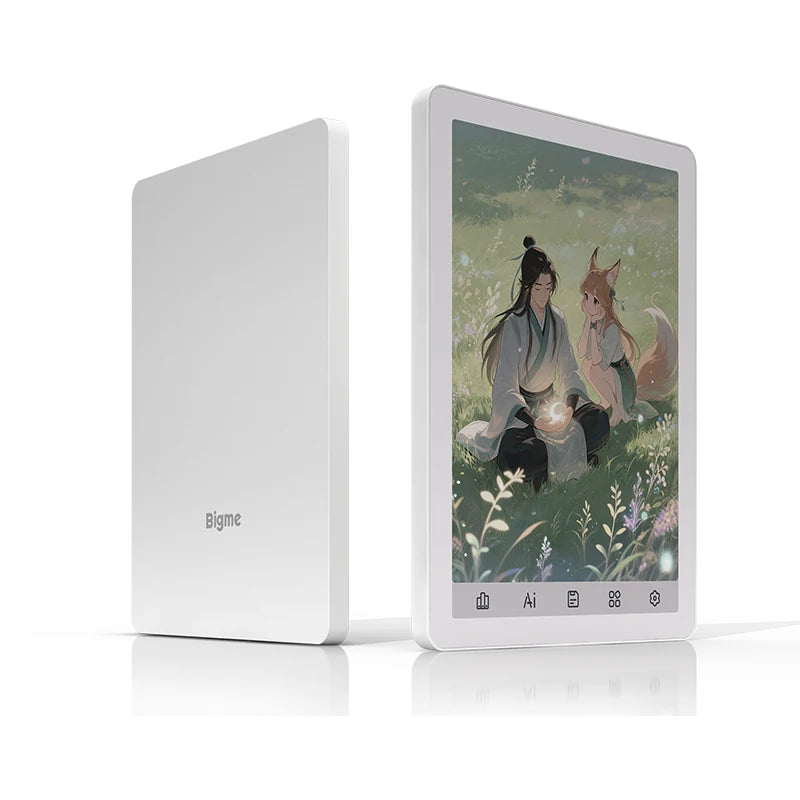 Bigme ereader B6 6'' e-ink ebook reader, Android 14 with Google Play, 300PPI 36-level front light electronic book, 4+64GB E-Book
