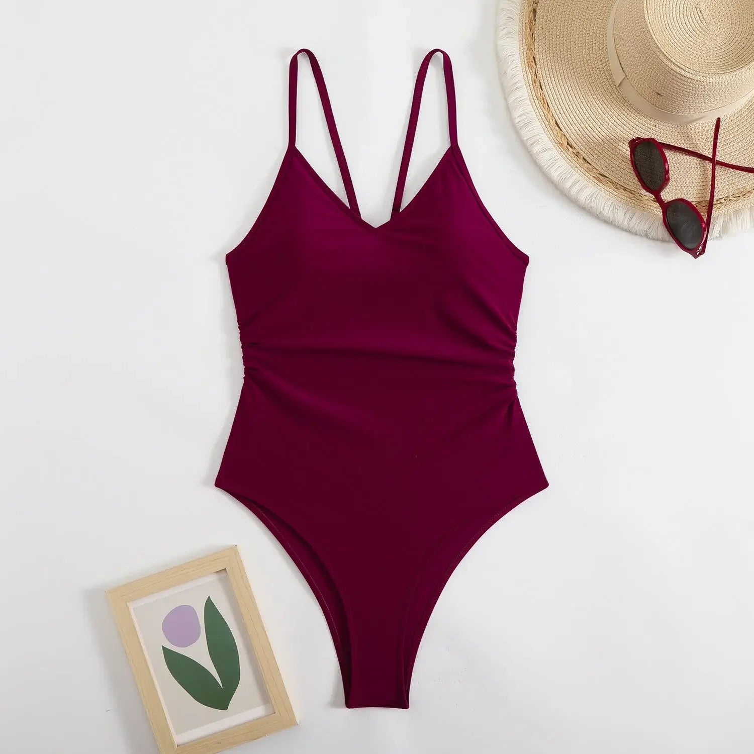 Sexy Bikinis Woman Swimwear One Piece Women's Swimsuit 2025 Female High Leg Bath Bathing Suits Swimming for Beach Wear Monokini