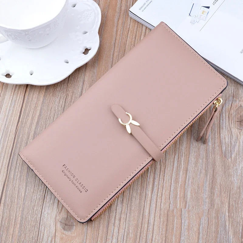 New Arrival Luxury Long Wallet Purses for Women Trend Slim Wallets Female Clutch Bag Birthday's Gift Ladies Credit Card Holder