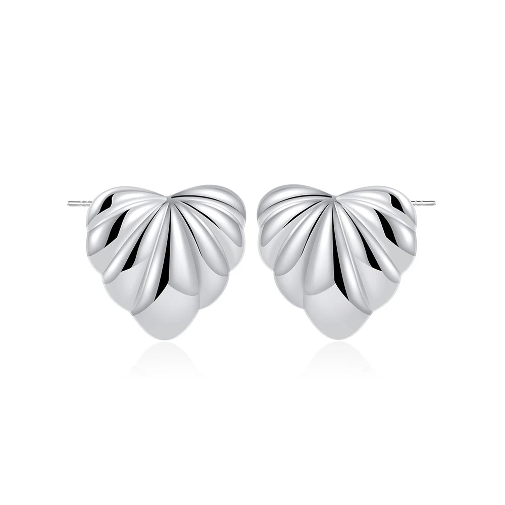 Trendy Stainless Steel Multilayer Circle Twist Knot Earrings for Women Texture Mixed Color Gold Plated Statement Earring Bijoux
