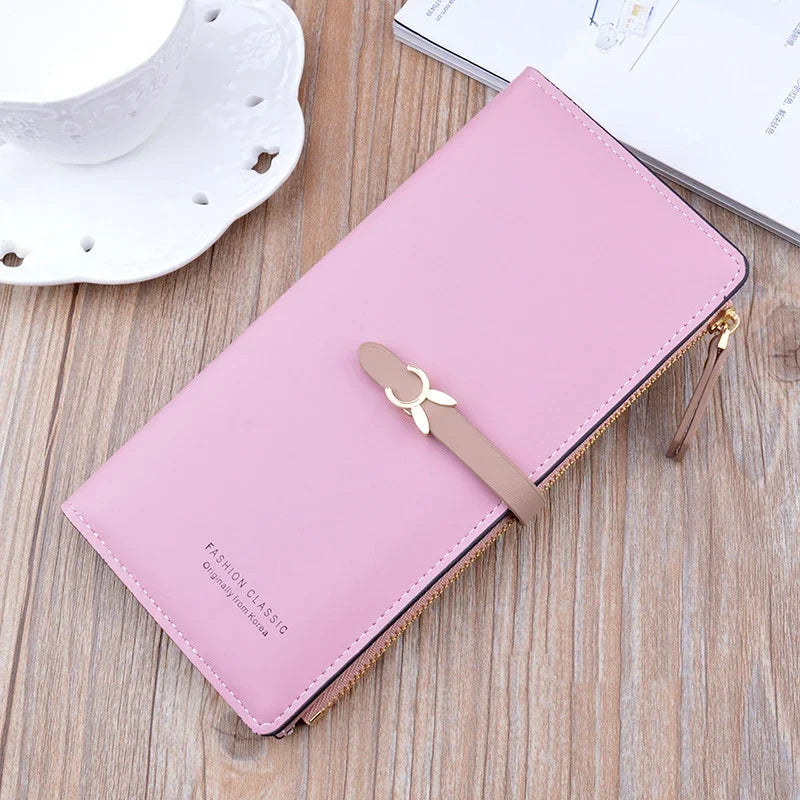 New Arrival Luxury Long Wallet Purses for Women Trend Slim Wallets Female Clutch Bag Birthday's Gift Ladies Credit Card Holder
