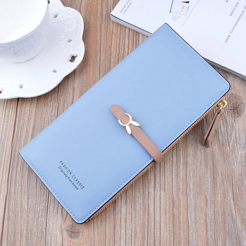 New Arrival Luxury Long Wallet Purses for Women Trend Slim Wallets Female Clutch Bag Birthday's Gift Ladies Credit Card Holder