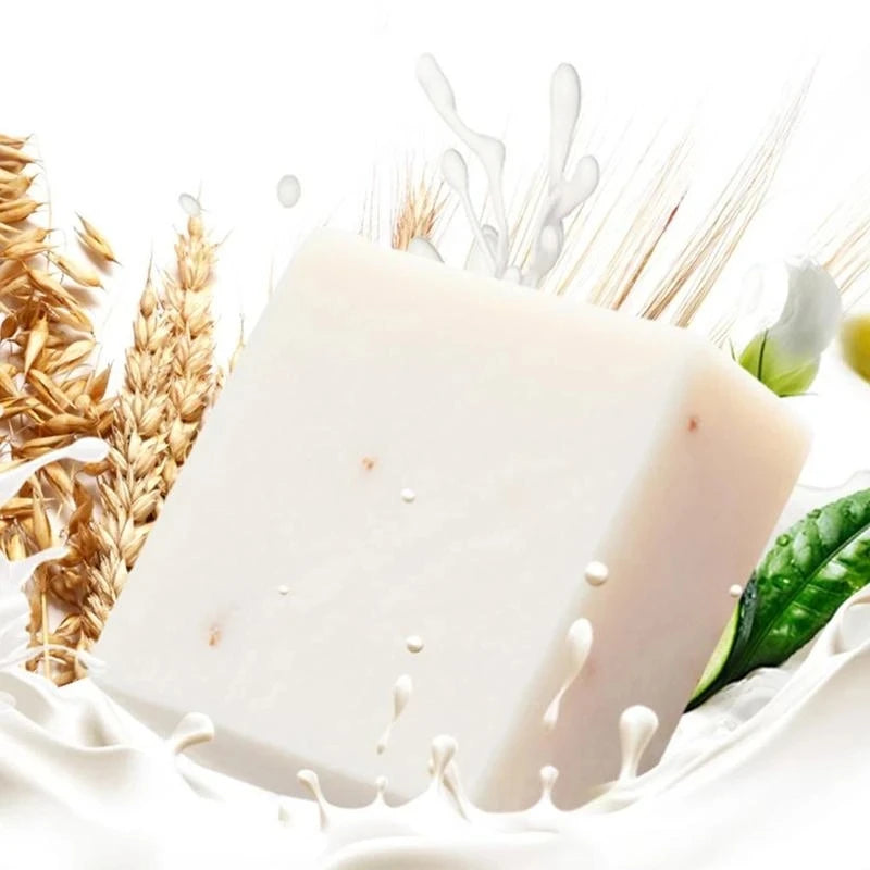 10pcs Thailand  Rice Milk Soap 65g Original Thailand Handmade Soap Rice Milk Soap Goat Milk Soap Rice Soap for Face