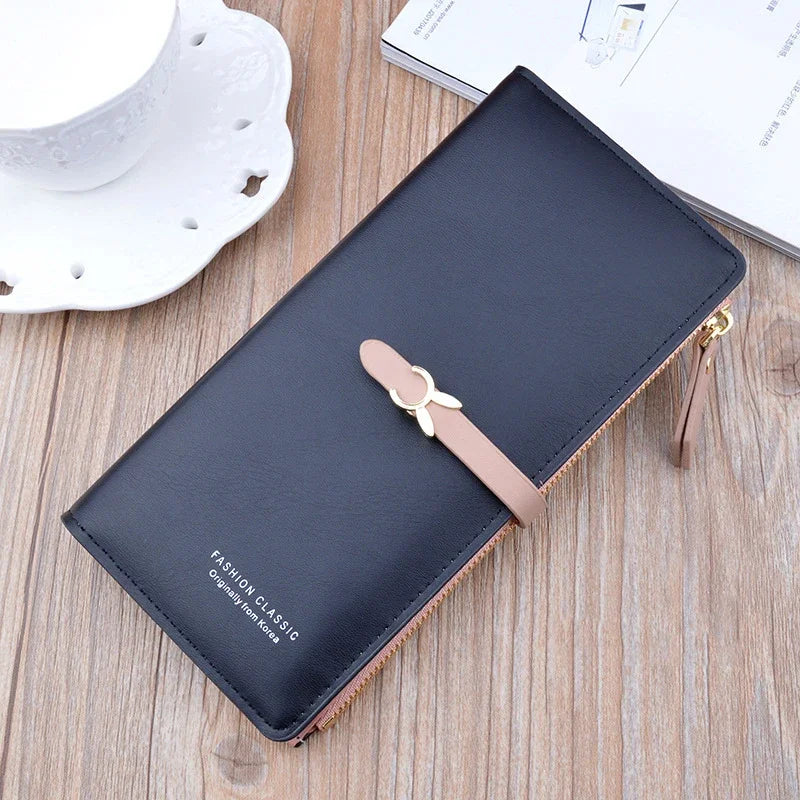 New Arrival Luxury Long Wallet Purses for Women Trend Slim Wallets Female Clutch Bag Birthday's Gift Ladies Credit Card Holder